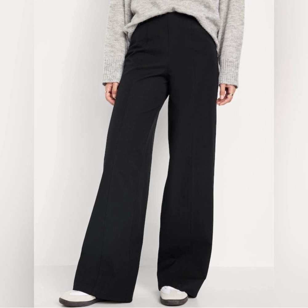 Old Navy High-Waisted Pixie Super Wide-Leg Pants SZ L Petite